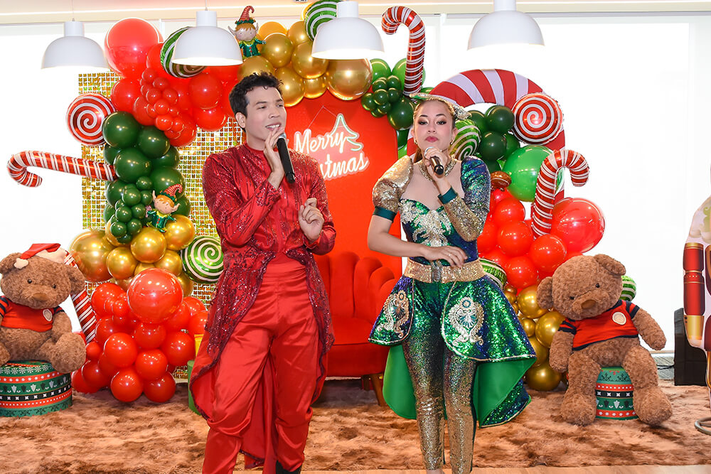 animadores fiesta navidad